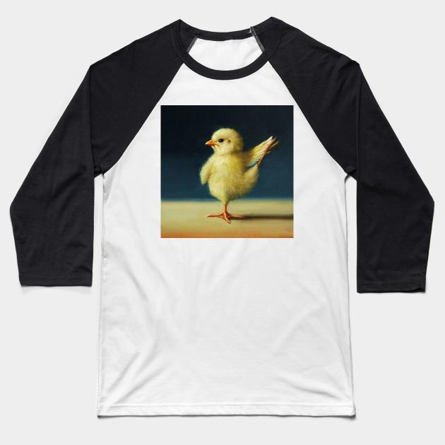 yellow chick exercise 6 Baseball T-Shirt by yellowanakanpitik